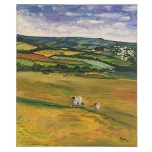 Canvas - Sheep on Caradon Hill